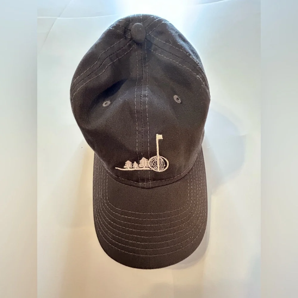 9TWENTY Golf Cap with Embroidered Trees, Tee Flag and Ball on Front